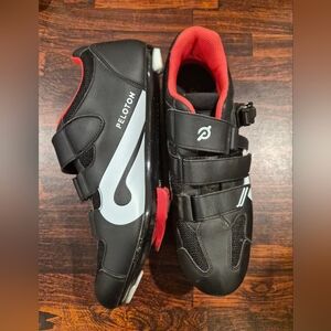 Peloton Black and Red Men's Cycling Shoes Size 46